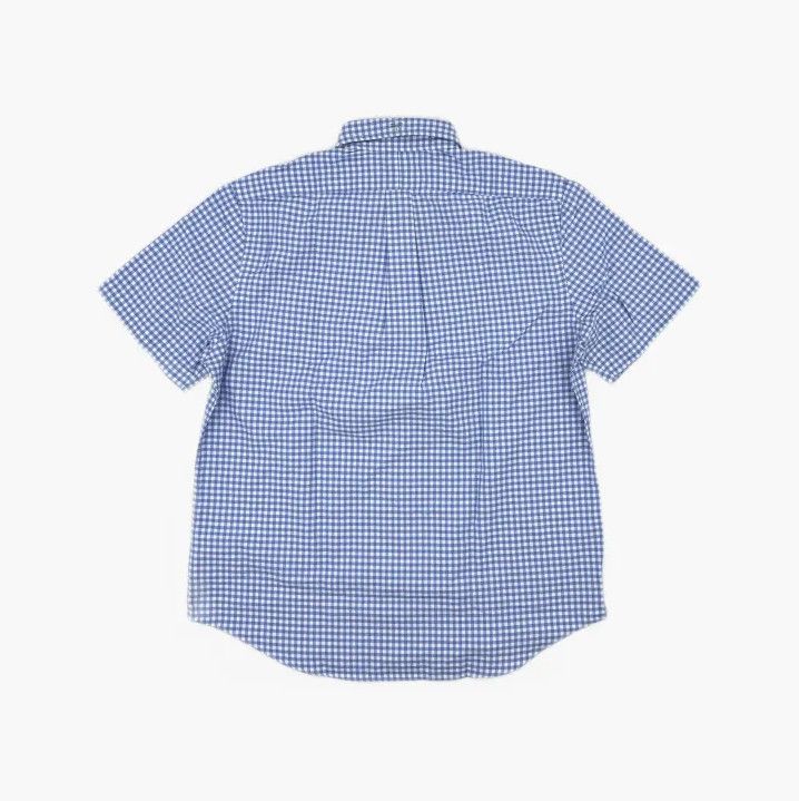 Polo Ralph Lauren Polo Ralph Lauren Blue Check Short-Sleeve Shirt Size US L / EU 52-54 / 3 - 3 Thumbnail