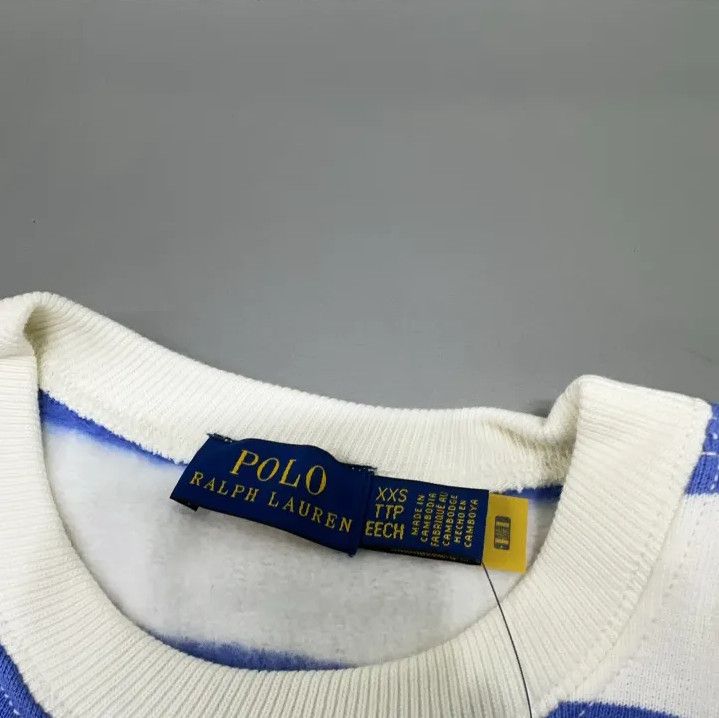 Polo Ralph Lauren Polo Ralph Lauren Unisex Wide Stripe Long-Sleeve Sweatshirt Size US XXS / EU 40 - 6 Thumbnail