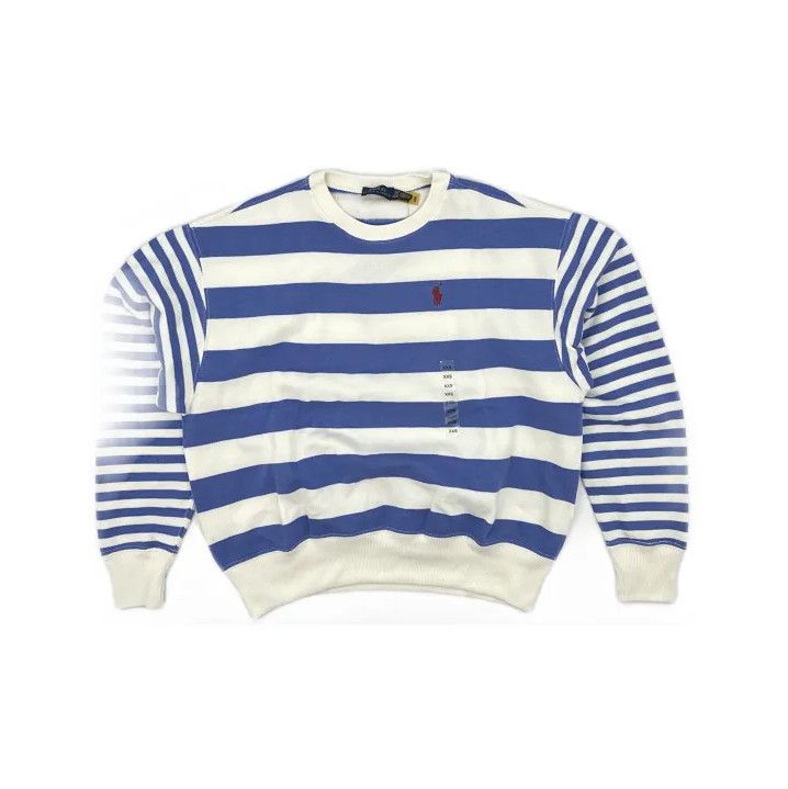 Polo Ralph Lauren Polo Ralph Lauren Unisex Wide Stripe Long-Sleeve Sweatshirt Size US XXS / EU 40 - 2 Thumbnail