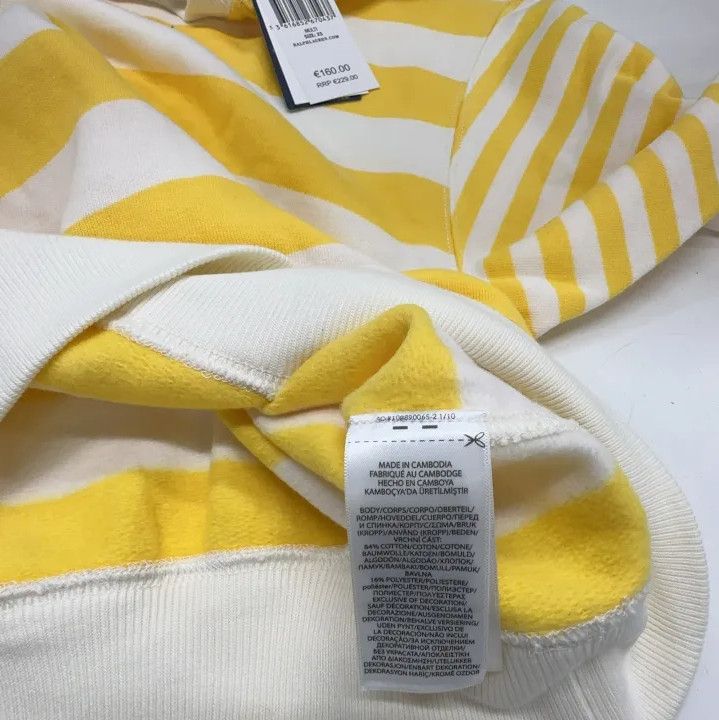 Polo Ralph Lauren Polo Ralph Lauren Striped Long-Sleeve Sweatshirt Size US XS / EU 42 / 0 - 6 Thumbnail
