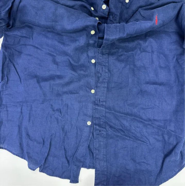 Polo Ralph Lauren Polo Ralph Lauren SS23 Solid Logo Embroidered Long Sleeve Shirt Size US XL / EU 56 / 4 - 7 Thumbnail
