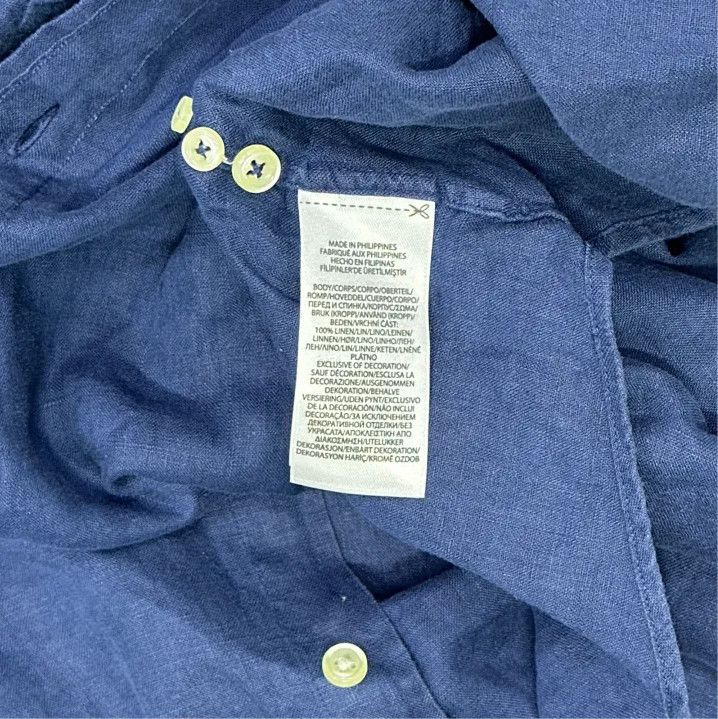 Polo Ralph Lauren Polo Ralph Lauren SS23 Solid Logo Embroidered Long Sleeve Shirt Size US XL / EU 56 / 4 - 4 Thumbnail