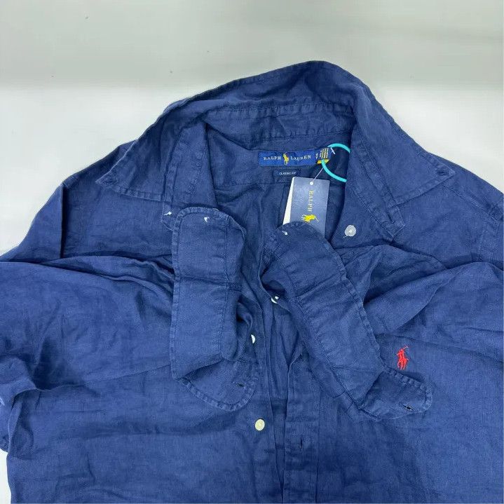 Polo Ralph Lauren Polo Ralph Lauren SS23 Solid Logo Embroidered Long Sleeve Shirt Size US XL / EU 56 / 4 - 5 Thumbnail