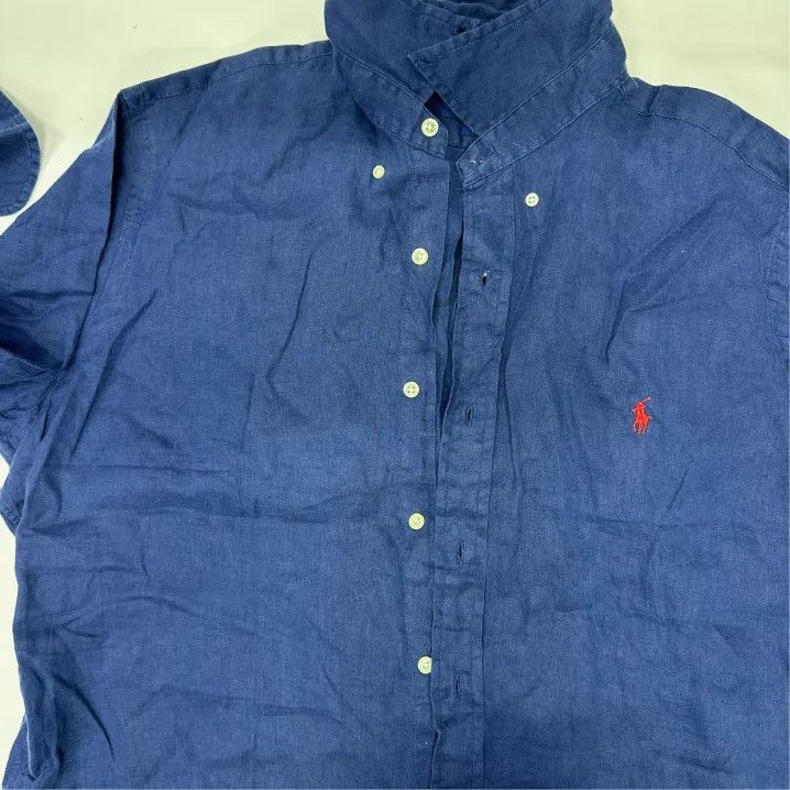 Polo Ralph Lauren Polo Ralph Lauren SS23 Solid Logo Embroidered Long Sleeve Shirt Size US XL / EU 56 / 4 - 6 Thumbnail