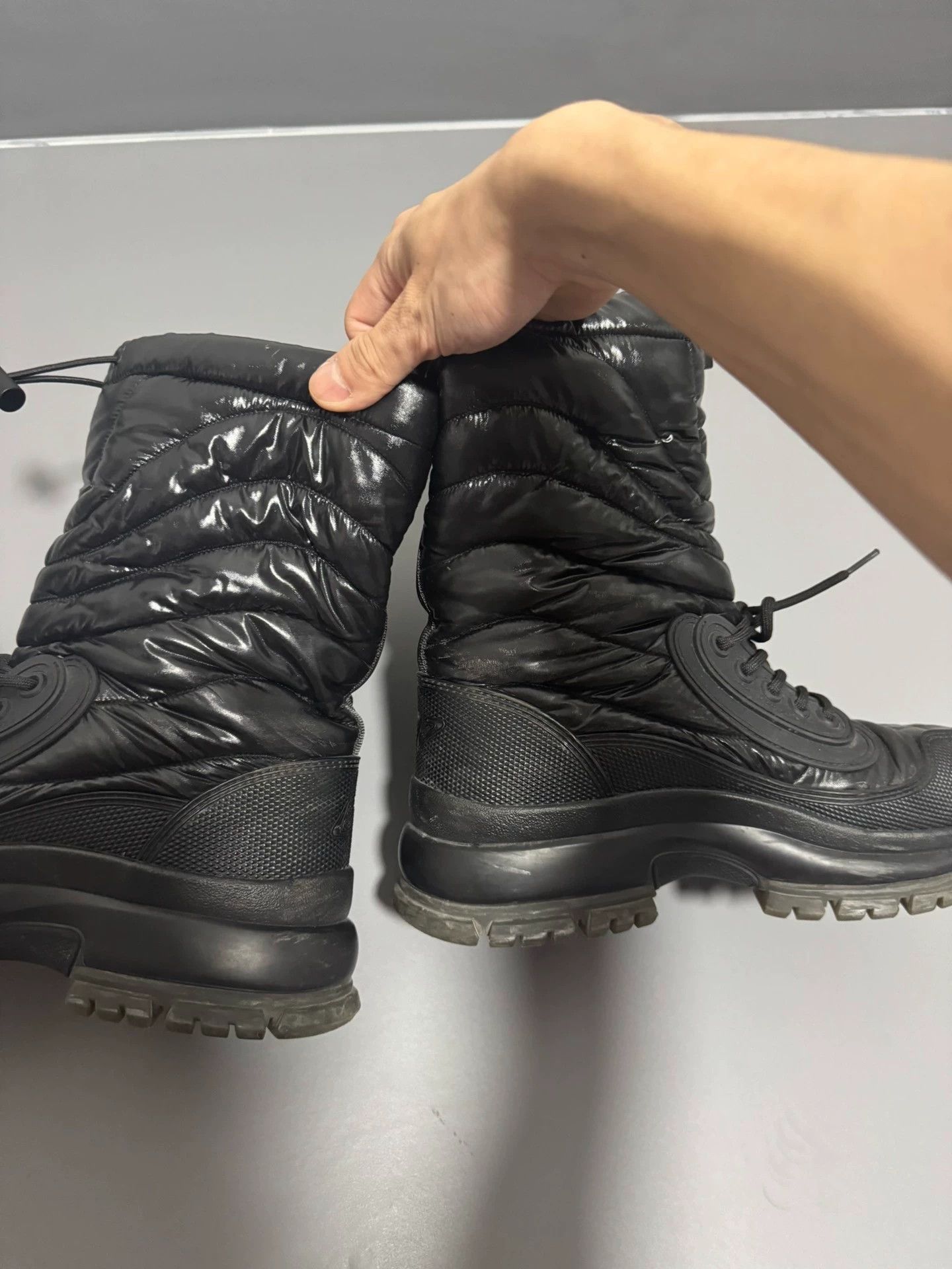 Louis Vuitton Black Padded High-Top Boots Size 8.5 Size US 8.5 / EU 41-42 - 8 Thumbnail