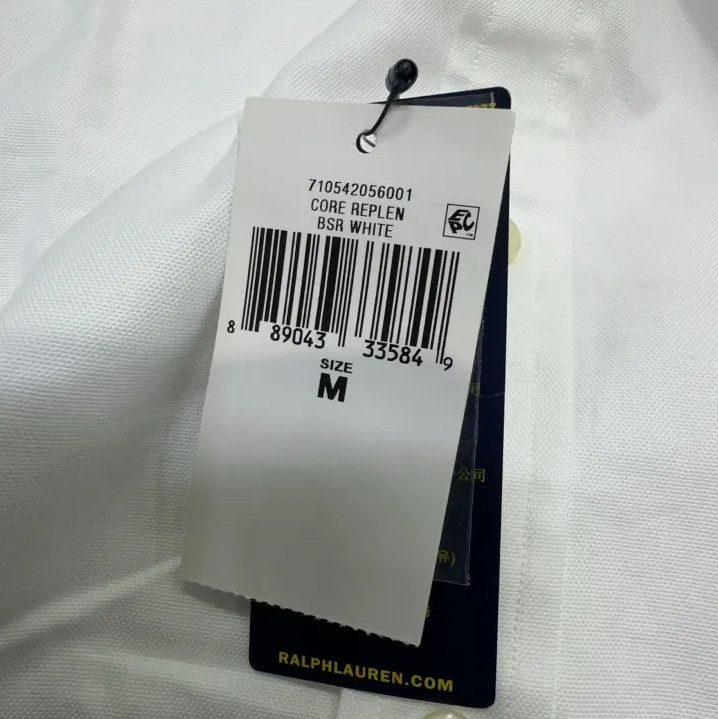 Polo Ralph Lauren Polo Ralph Lauren Men's White Logo Embroidered Button Shirt Size US M / EU 48-50 / 2 - 5 Thumbnail