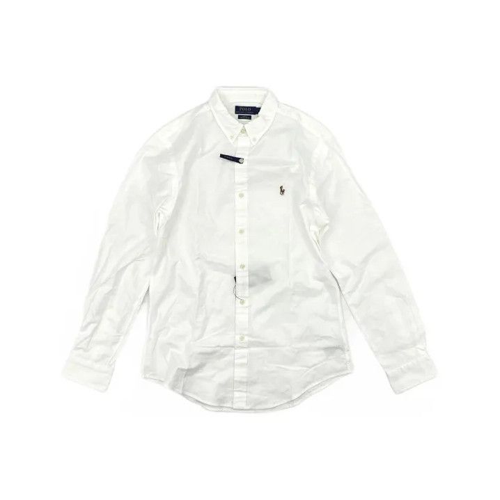 Polo Ralph Lauren Polo Ralph Lauren Men's White Logo Embroidered Button Shirt Size US M / EU 48-50 / 2 - 2 Thumbnail