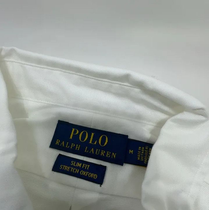 Polo Ralph Lauren Polo Ralph Lauren Men's White Logo Embroidered Button Shirt Size US M / EU 48-50 / 2 - 4 Thumbnail