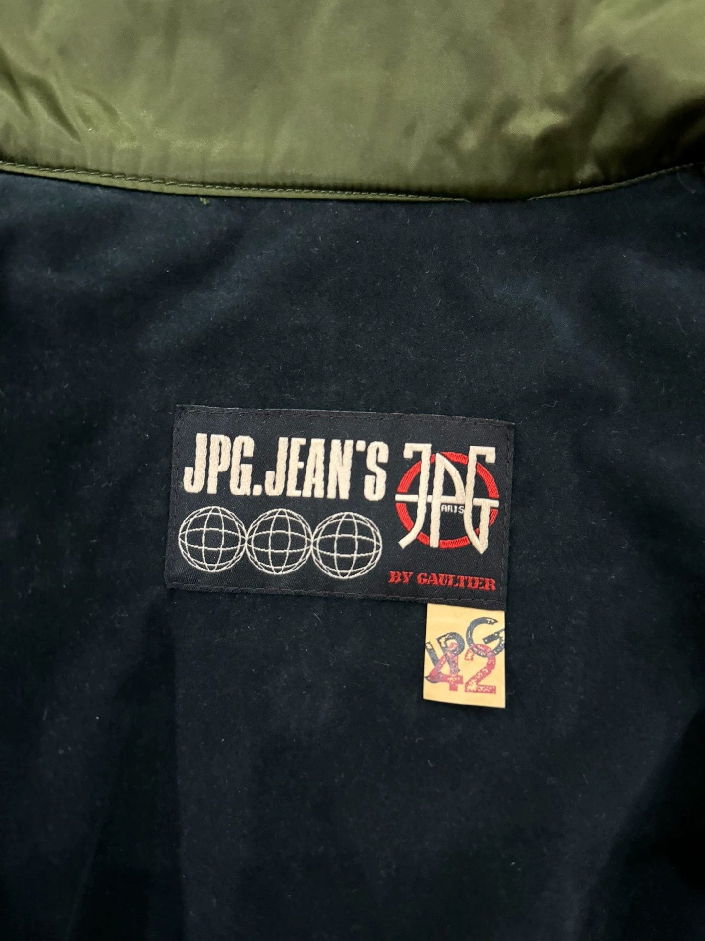 Jean Paul Gaultier Green Cropped Jacket with Utility Straps XS Size US XS / EU 42 / 0 - 6 Thumbnail