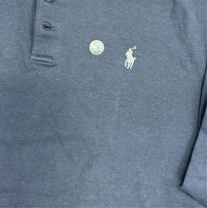 Polo Ralph Lauren Polo Ralph Lauren Men's Solid Logo Long-Sleeve Polo Size US XL / EU 56 / 4 - 4 Thumbnail