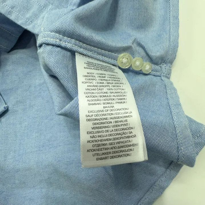 Polo Ralph Lauren Polo Ralph Lauren Solid Logo Embroidered Long Sleeve Shirt Size US L / EU 52-54 / 3 - 6 Thumbnail