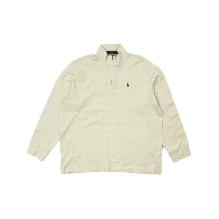 Polo Ralph Lauren Polo Ralph Lauren Classic Pony Logo Quarter-Zip Sweatshirt Size US XL / EU 56 / 4 - 2 Thumbnail