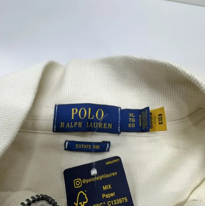 Polo Ralph Lauren Polo Ralph Lauren Classic Pony Logo Quarter-Zip Sweatshirt Size US XL / EU 56 / 4 - 4 Thumbnail