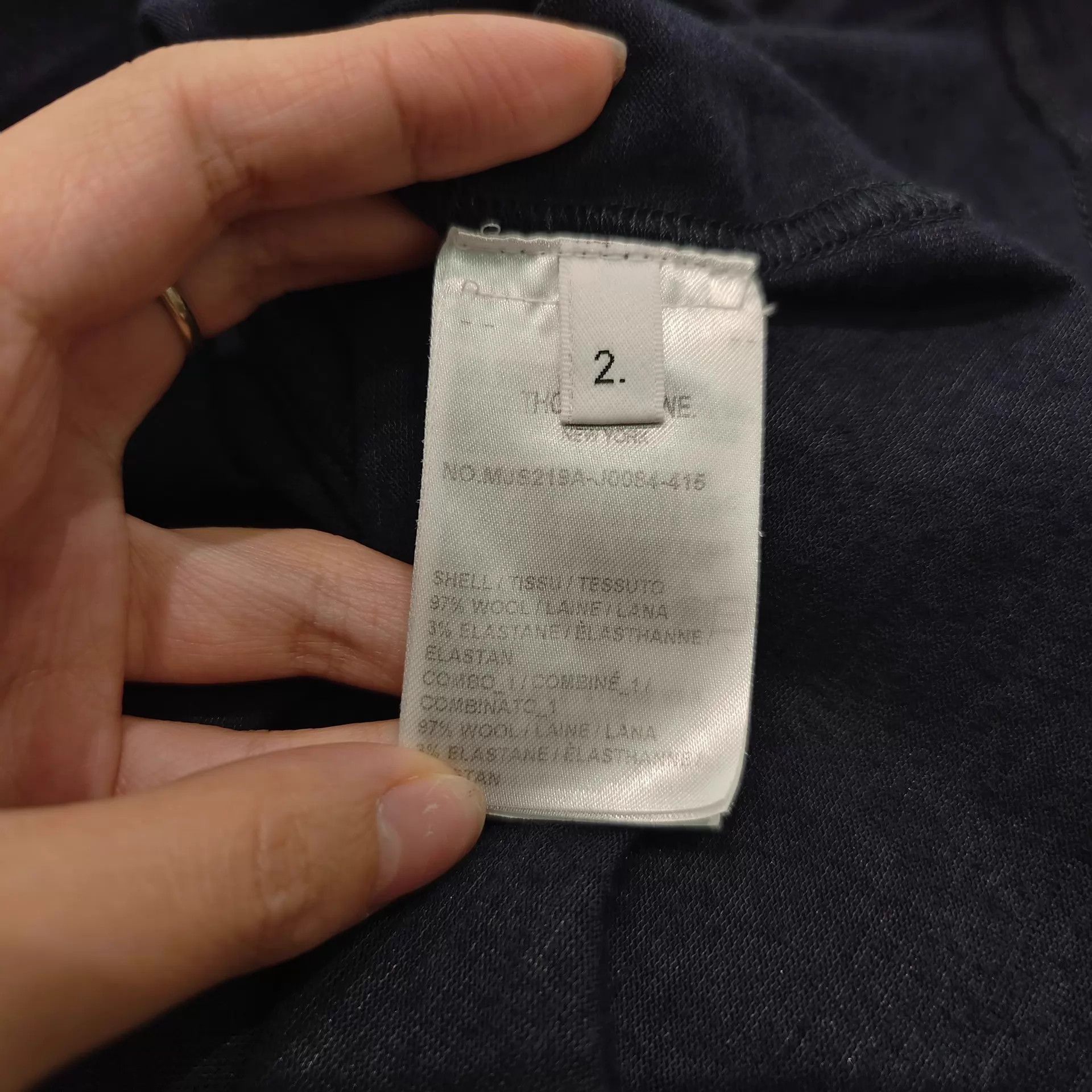 Thom Browne Blue Short Sleeve Shirt with White Stripes Size US M / EU 48-50 / 2 - 5 Thumbnail