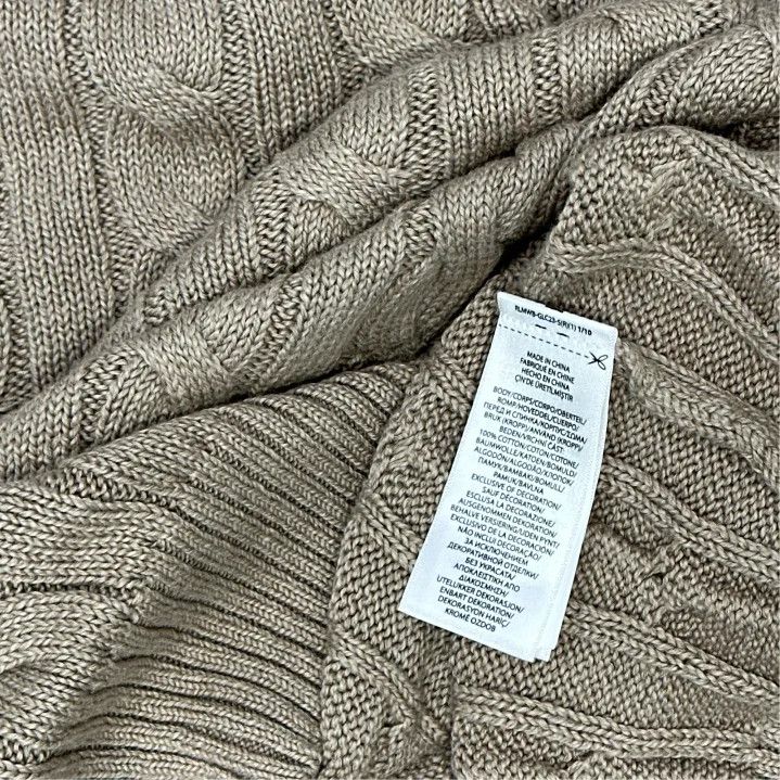 Polo Ralph Lauren Polo Ralph Lauren Cable Knit Logo Sweater Size US XXL / EU 58 / 5 - 2 Thumbnail