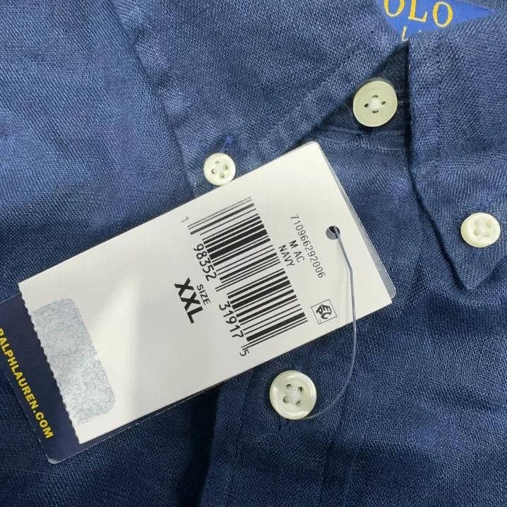 Polo Ralph Lauren Polo Ralph Lauren Men's Solid Logo Embroidered Long-Sleeve Shirt Size US XXL / EU 58 / 5 - 5 Thumbnail