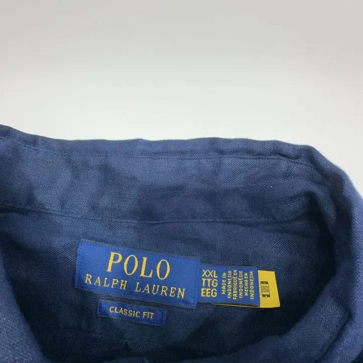 Polo Ralph Lauren Polo Ralph Lauren Men's Solid Logo Embroidered Long-Sleeve Shirt Size US XXL / EU 58 / 5 - 4 Thumbnail