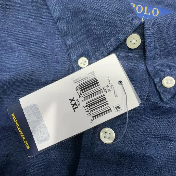 Polo Ralph Lauren Polo Ralph Lauren Men's Solid Logo Embroidered Long-Sleeve Shirt Size US XXL / EU 58 / 5 - 6 Thumbnail
