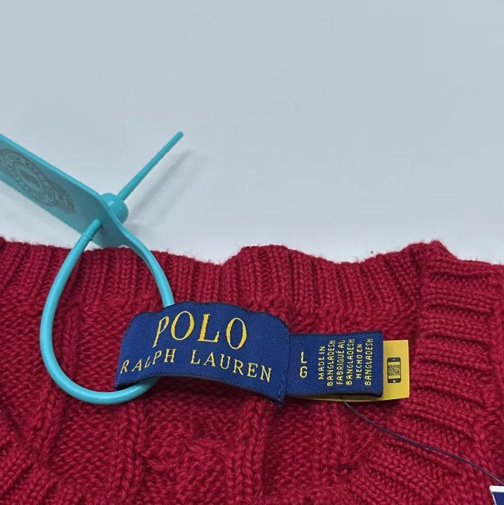 Polo Ralph Lauren Polo Ralph Lauren SS23 Cable Knit Logo Sweater Size US L / EU 52-54 / 3 - 2 Thumbnail