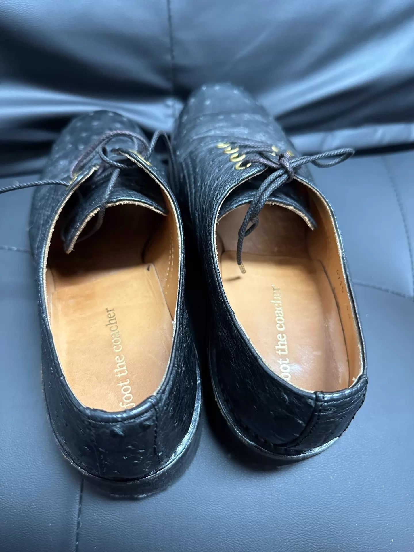 foot the coacher Black Leather Formal Lace-Up Shoes Size 7 Size US 7 / EU 40 - 3 Thumbnail
