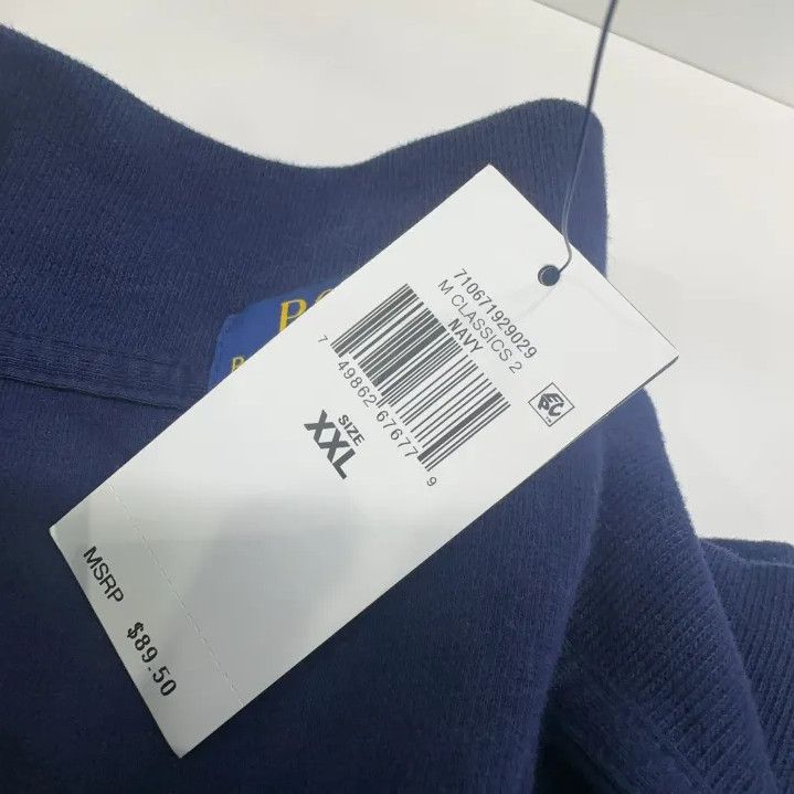 Polo Ralph Lauren Polo Ralph Lauren FW22 Logo Half-Zip Sweatshirt Size US XXL / EU 58 / 5 - 6 Thumbnail