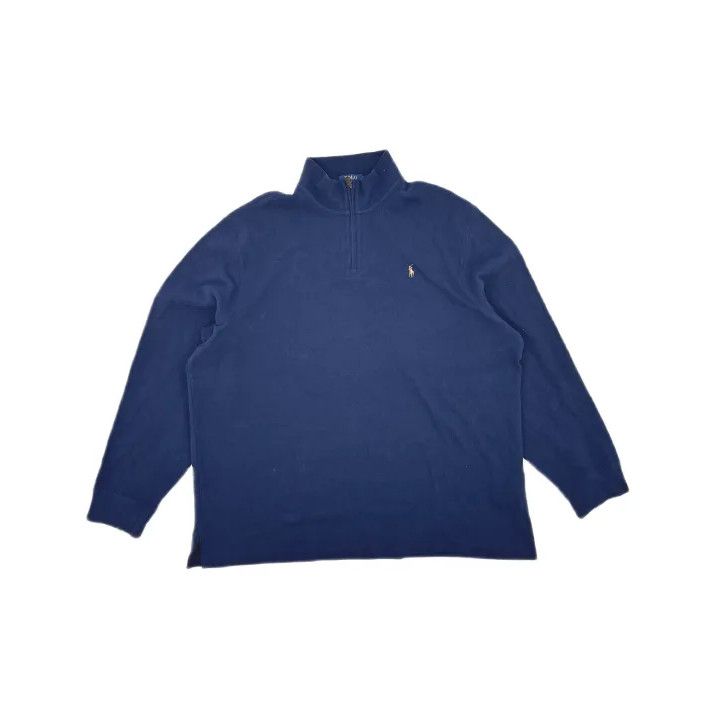 Polo Ralph Lauren Polo Ralph Lauren FW22 Logo Half-Zip Sweatshirt Size US XXL / EU 58 / 5 - 2 Thumbnail