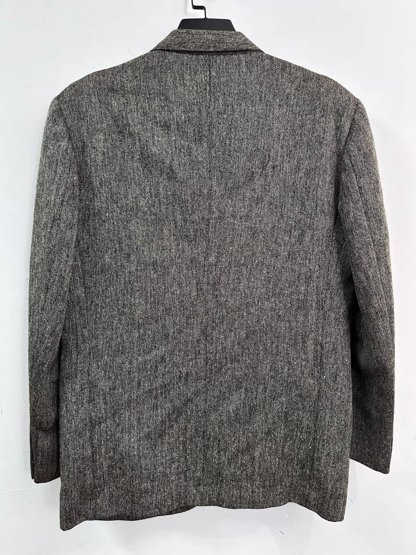 Issey Miyake Gray Herringbone Pattern Blazer - Size M Size US M / EU 48-50 / 2 - 5 Thumbnail