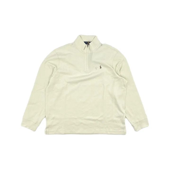 Polo Ralph Lauren Polo Ralph Lauren Men's Pony Logo Quarter-Zip Sweatshirt Size US XL / EU 56 / 4 - 2 Thumbnail
