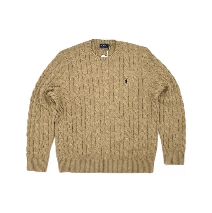 Polo Ralph Lauren Polo Ralph Lauren Men's Cable Knit Sweater Size US XXL / EU 58 / 5 - 2 Thumbnail