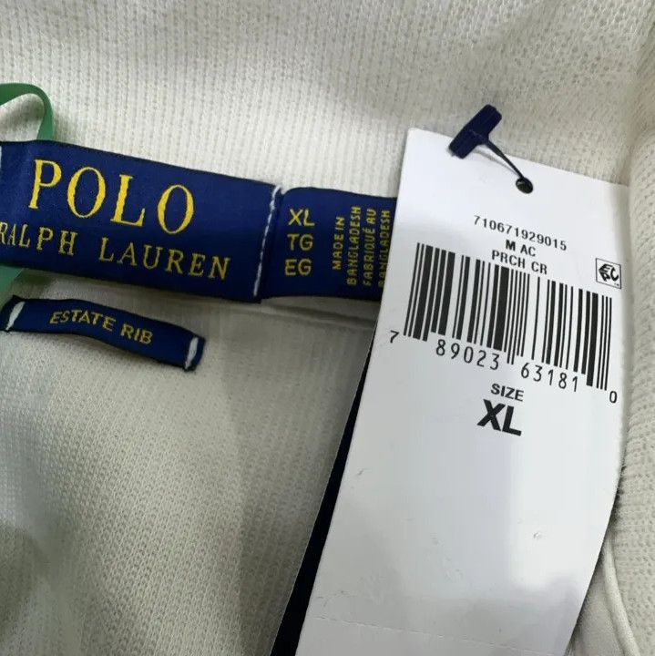 Polo Ralph Lauren Polo Ralph Lauren Pony Logo Quarter-Zip Mock Neck Sweatshirt Size US XL / EU 56 / 4 - 5 Thumbnail