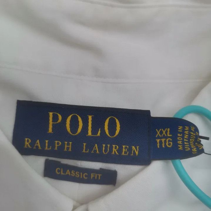 Polo Ralph Lauren Polo Ralph Lauren FW21 Logo Embroidered Oxford Shirt Size US XXL / EU 58 / 5 - 2 Thumbnail