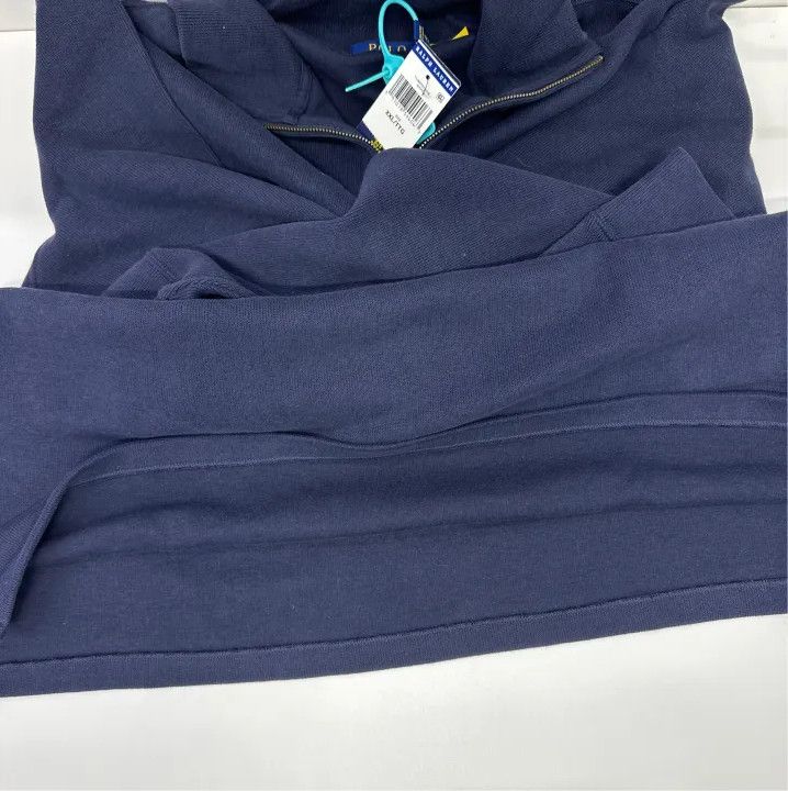 Polo Ralph Lauren Polo Ralph Lauren Solid Half-Zip Logo Embroidered Sweatshirt Size US XXL / EU 58 / 5 - 8 Thumbnail