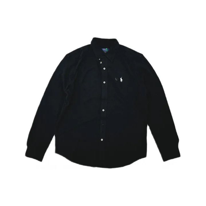 Polo Ralph Lauren Polo Ralph Lauren SS23 Solid Logo Long Sleeve Shirt Size US L / EU 52-54 / 3 - 2 Thumbnail