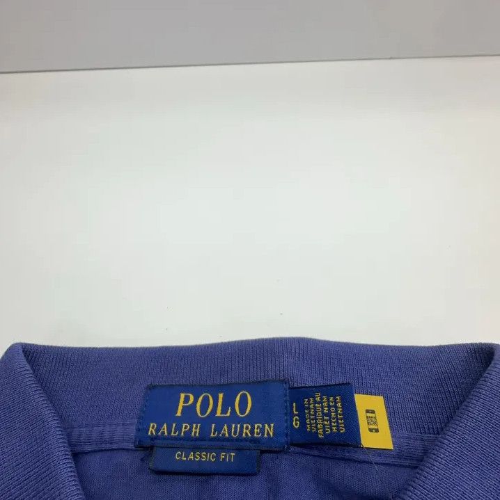 Polo Ralph Lauren Polo Ralph Lauren Solid Collar Short-Sleeve Polo Size US L / EU 52-54 / 3 - 4 Thumbnail