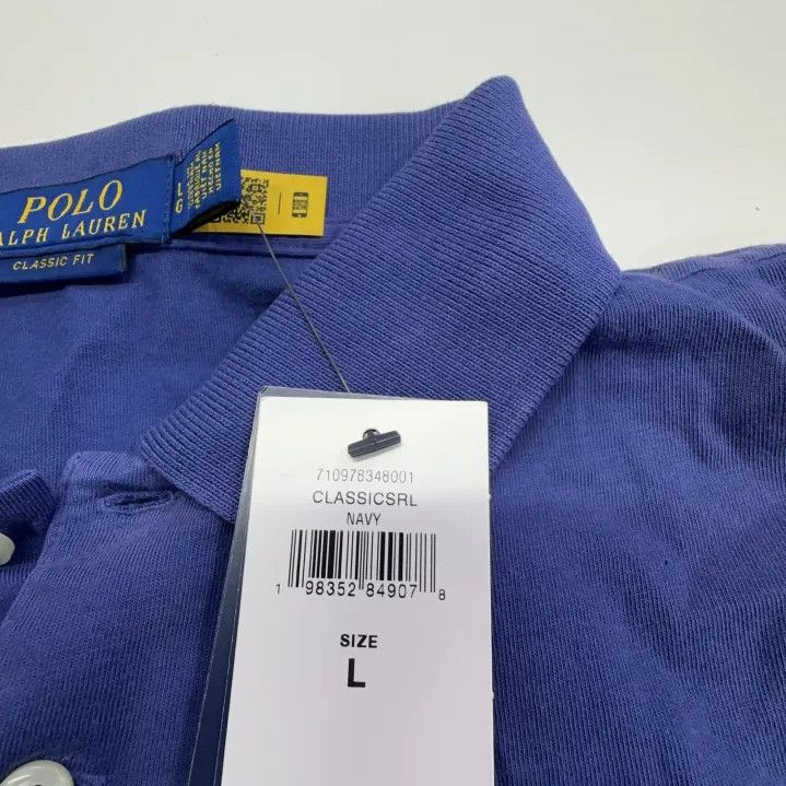 Polo Ralph Lauren Polo Ralph Lauren Solid Collar Short-Sleeve Polo Size US L / EU 52-54 / 3 - 5 Thumbnail