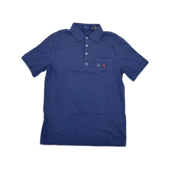 Polo Ralph Lauren Polo Ralph Lauren Solid Collar Short-Sleeve Polo Size US S / EU 44-46 / 1 - 2 Thumbnail