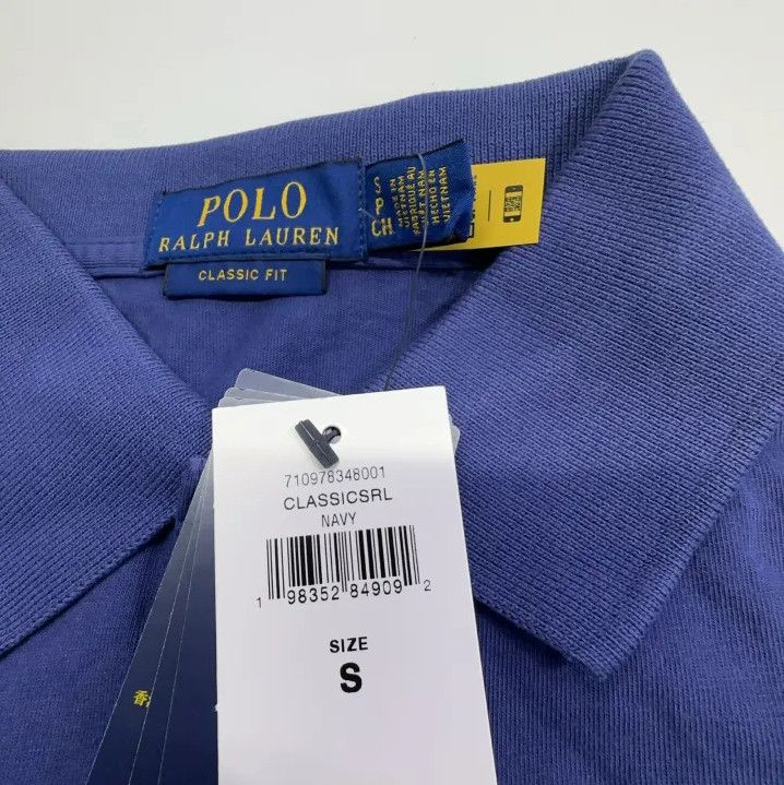 Polo Ralph Lauren Polo Ralph Lauren Solid Collar Short-Sleeve Polo Size US S / EU 44-46 / 1 - 5 Thumbnail