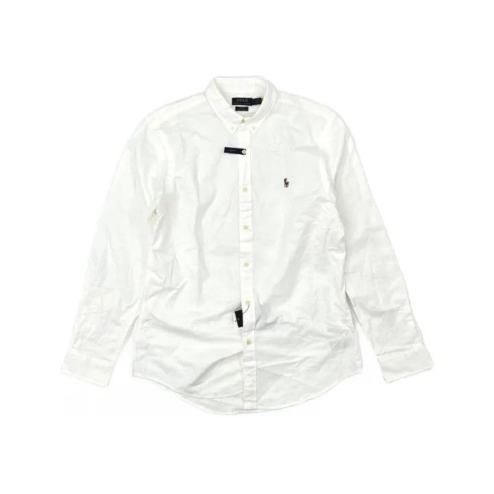 Polo Ralph Lauren Polo Ralph Lauren Men's Logo Embroidered White Shirt Size US L / EU 52-54 / 3 - 2 Thumbnail
