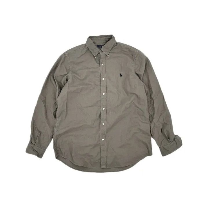 Polo Ralph Lauren Polo Ralph Lauren Men's Gray Logo Long Sleeve Shirt Size US L / EU 52-54 / 3 - 2 Thumbnail