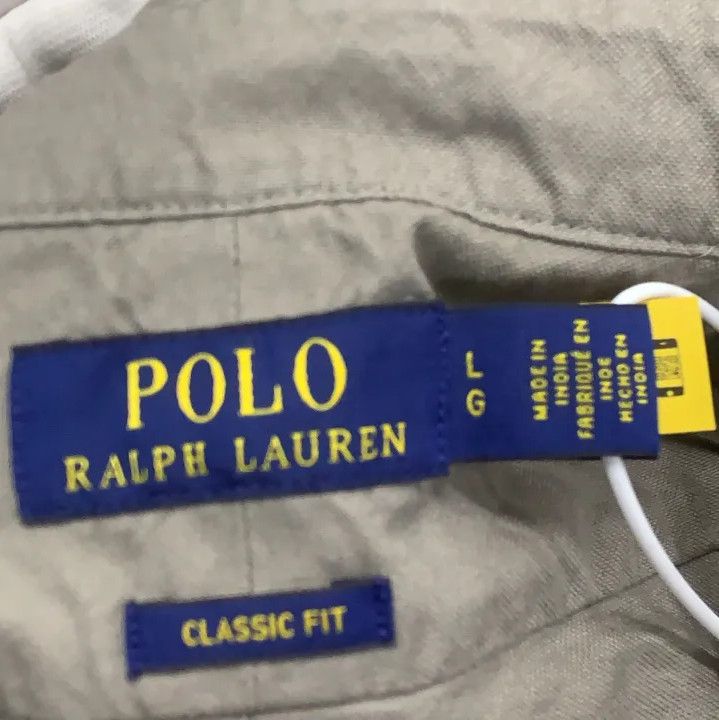 Polo Ralph Lauren Polo Ralph Lauren Men's Gray Logo Long Sleeve Shirt Size US L / EU 52-54 / 3 - 5 Thumbnail