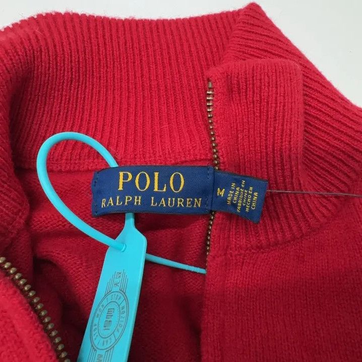 Polo Ralph Lauren Polo Ralph Lauren SS23 Solid Logo Half-Zip Sweater Men Size US M / EU 48-50 / 2 - 2 Thumbnail