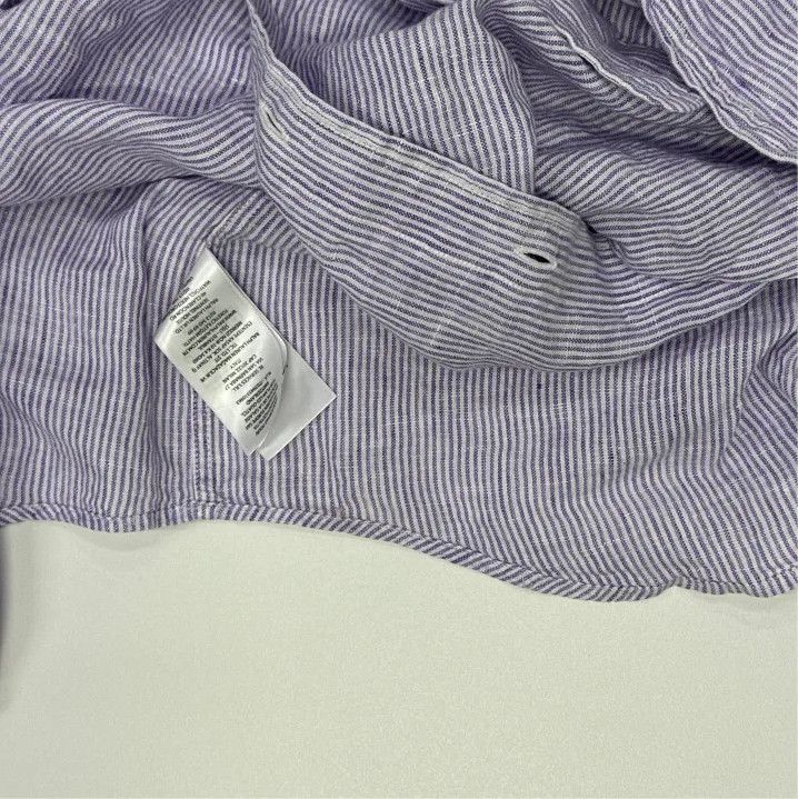 Polo Ralph Lauren Polo Ralph Lauren Purple Striped Long-Sleeve Shirt Size US L / EU 52-54 / 3 - 5 Thumbnail