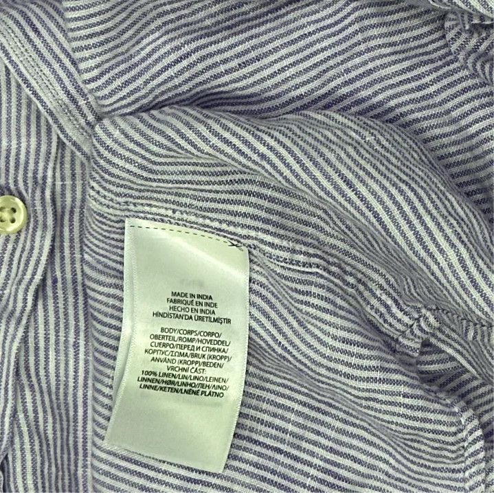 Polo Ralph Lauren Polo Ralph Lauren Purple Striped Long-Sleeve Shirt Size US L / EU 52-54 / 3 - 2 Thumbnail