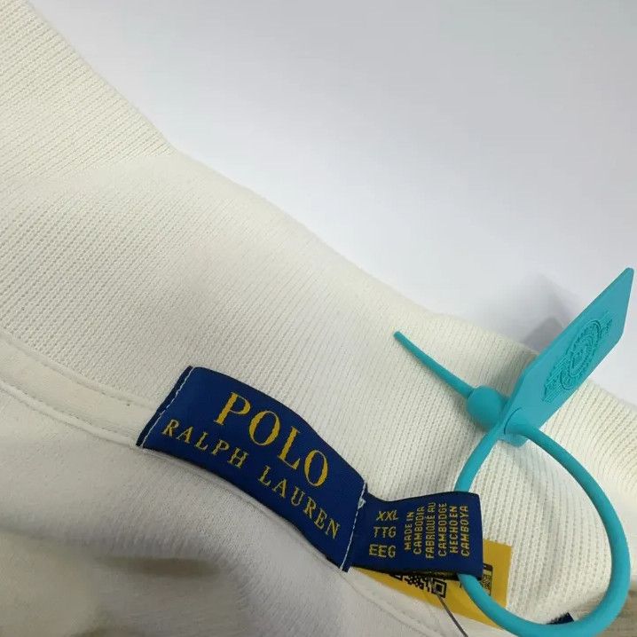 Polo Ralph Lauren Polo Ralph Lauren Pony Logo Quarter-Zip Cotton Sweatshirt Size US XXL / EU 58 / 5 - 5 Thumbnail