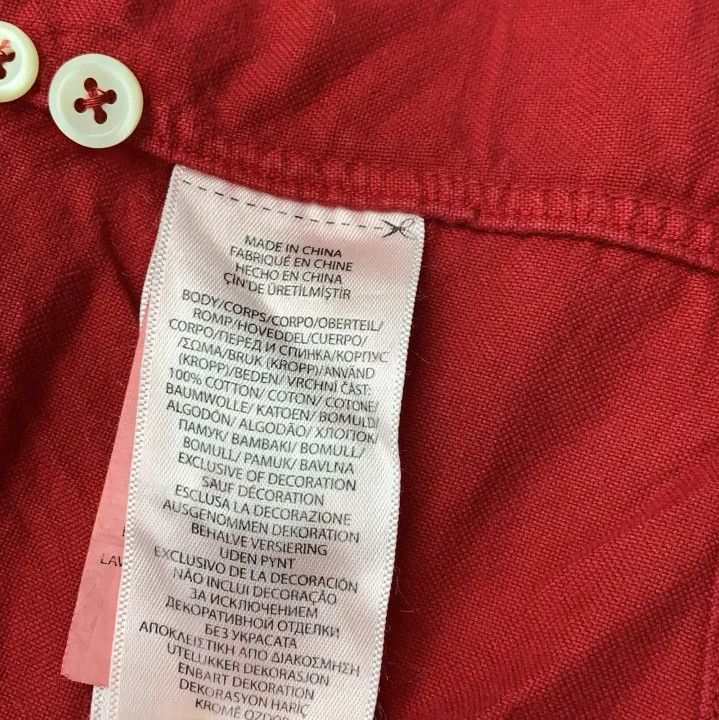 Polo Ralph Lauren Polo Ralph Lauren FW21 Logo Embroidered Oxford Shirt Size US S / EU 44-46 / 1 - 4 Thumbnail
