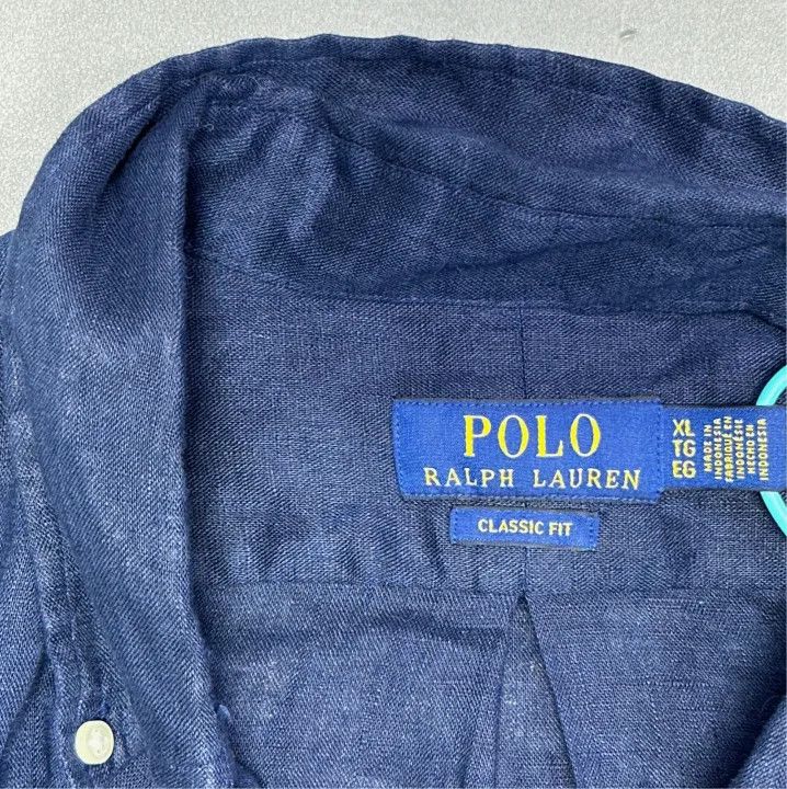 Polo Ralph Lauren Polo Ralph Lauren SS23 Solid Logo Embroidered Long Sleeve Shirt Size US XL / EU 56 / 4 - 2 Thumbnail