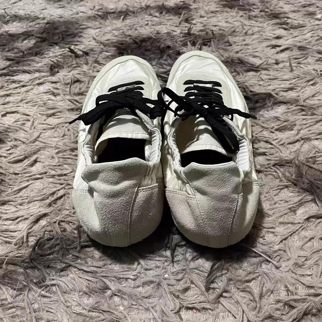 Prada White Low-Top Sneakers Size 12 Size US 12 / EU 45 - 4 Thumbnail