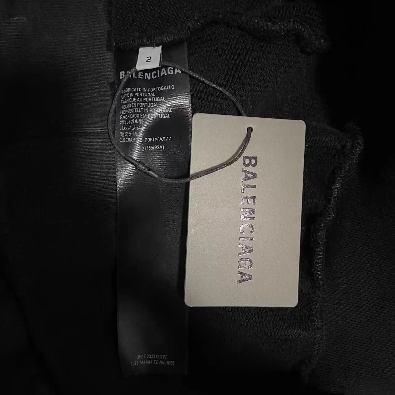 Balenciaga Black Zip-Up Hoodie with Eiffel Tower Graphic Size US M / EU 48-50 / 2 - 4 Thumbnail