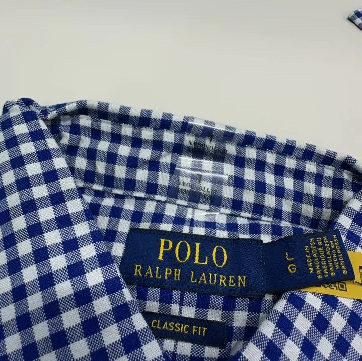 Polo Ralph Lauren Polo Ralph Lauren Classic Oxford Check Long-Sleeve Shirt Size US L / EU 52-54 / 3 - 5 Thumbnail