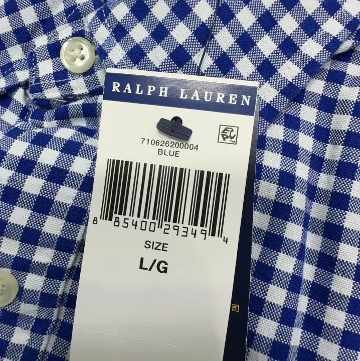 Polo Ralph Lauren Polo Ralph Lauren Classic Oxford Check Long-Sleeve Shirt Size US L / EU 52-54 / 3 - 6 Thumbnail